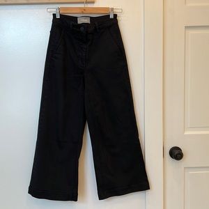 Everlane Cropped Wide Short in Black